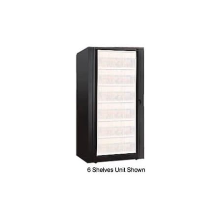 Datum Filing Systems Rotary File Cabinet Components, Base Starter Unit, Legal, 3-High, Black XSLG-S3E-T25